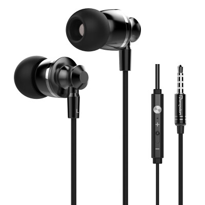 

Langsdom M300 Metal Phone Earphone for iphone xiaomi huawei 35mm in-ear Hifi Earbuds with Mic Headset for Airpods Earpods Brand