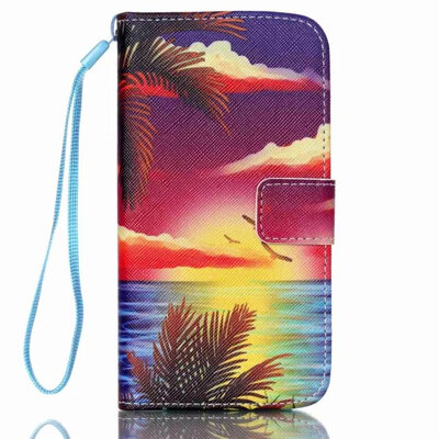 

мити милый мультик кожаный чехол для Samsung S5 Flip покрытия Samsung Galaxy S5 дело бумажник SV i9600 G900 оригинал phone accessories