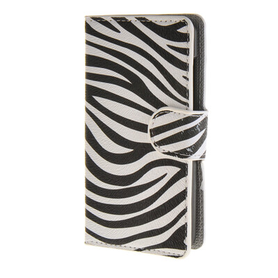 

MOONCASE Zebra style Leather Wallet Flip Card Slot Stand Pouch чехол для Microsoft Lumia 430 A07