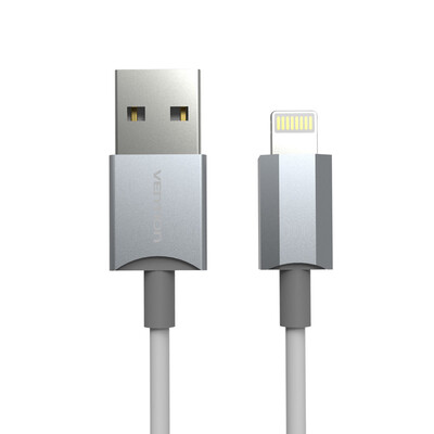 

VENTION последняя металлическая алюминяя провода 8 pin USB синхронизации данных зарядного кабеля для iPhone 5 5s 6 plus iPad 4 соответствие с IOS8