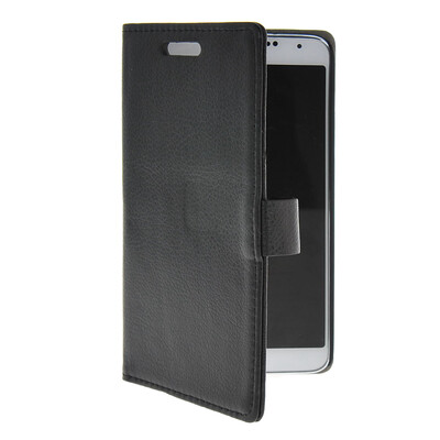 

MOONCASE Slim Leather Flip Wallet Card Pouch with Kickstand Shell Back ЧЕХОЛ ДЛЯ Samsung Galaxy Note 3 Lite N7505 Black