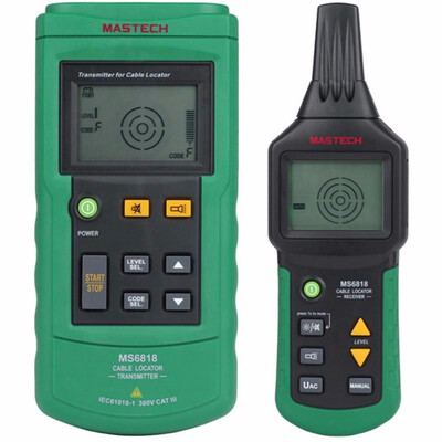 

MASTECH MS6818 Advanced Cable Tracker Pipe Locator Detector Network Telephone Cable LAN Ethernet Wire Tester