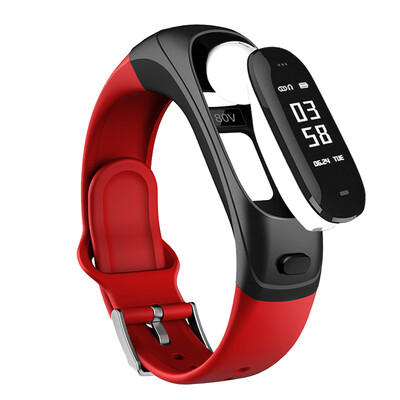 

Bozhi wheel BOZLUN smart watch sports bracelet heart rate blood pressure sleep monitoring call Bluetooth electronic bracelet fashion black