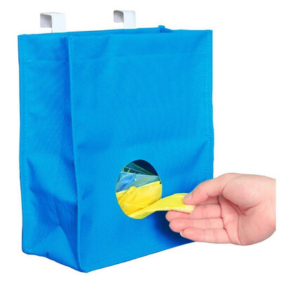 

UpperX Practical Grocery Rubbish Bag Storage with Hanging Holder Waterproof Space Saving Organizer with Cabinet Cupboard Door Hook