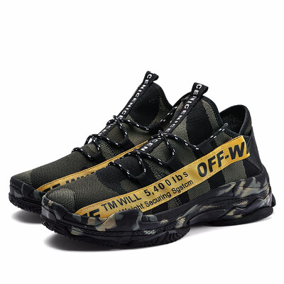 

Mens Running Shoes Man Brand Summer Breathable Mesh Mens Sneakers Camouflage Outdoor Athletic Sports Run Sport Shoes For Men