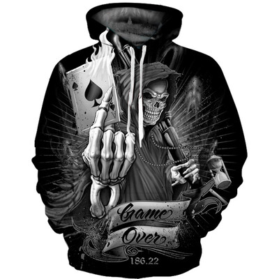 

Mens Hoodie 3D Printed Women Pullover Sweater