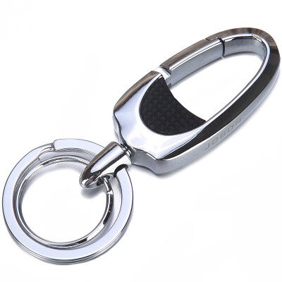 

JOBON Zhongyin key chain ring car key chain chain mother ring spring waist hanging ZB-8707C silver