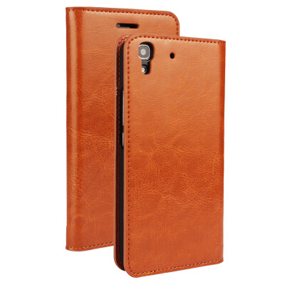 

MOONCASE Premium PU Leather Flip Wallet Card Slot Bracket Back Case Cover for Huawei Honor 4A