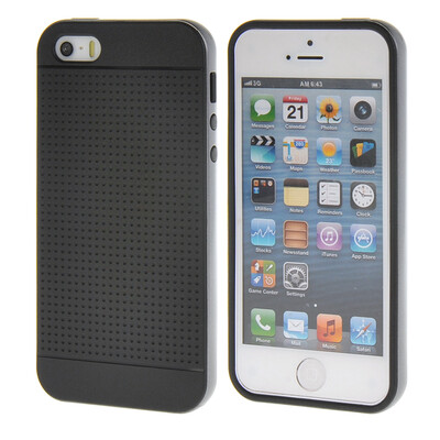 

MOONCASE iPhone 5 5S Дело Гибкая Мягкий гель ТПУ силиконовая кожа Тонкий прочный чехол для Apple, iPhone 5 / 5G / 5S Серый