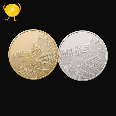

China Great Wall commemorative coins China culture memorial museum coin art collection gifts