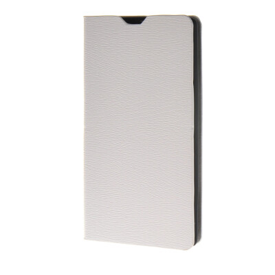 

MOONCASE Leather Side Flip Wallet Card Holder Stand Shell Pouch ЧЕХОЛ ДЛЯ LG Magna White