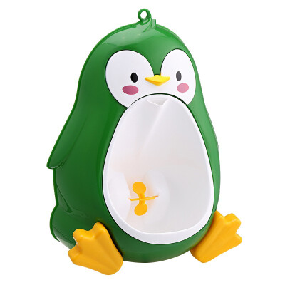 

Children Animal Penguin Urinals Toilet Potty & Hook & Brush Training Wall-Mounted Stand Baby Boy Pee Bathroom Urinals Toilet