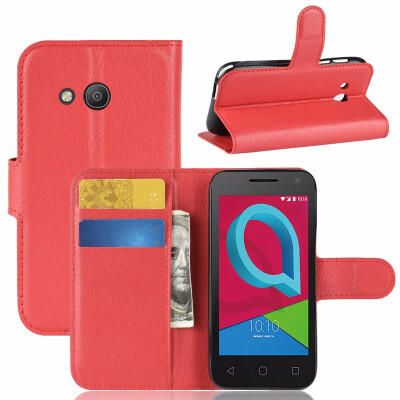 

for alcatel U3 3G 4049D 4" WIERSS Wallet Phone Case for alcatel U3 3G 4049D 4" Flip Leather Cover Case Fundas Capa Etui