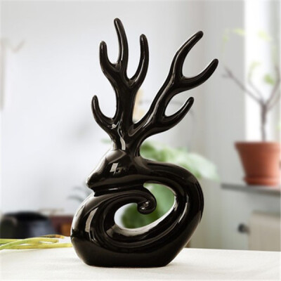 

Ceramic crafts lovers Antlers home decoration living room furniture decoration wedding gifts