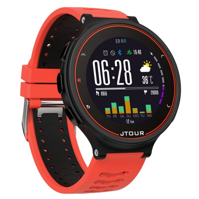 

Army extension JTOUR flying wrist running table optical heart rate 60 days standby 50 meters swimming waterproof GPS Beidou positioning tracking navigation sports watch smart watch black