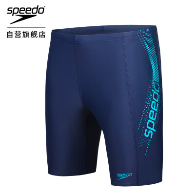 

Speedo speed ratio Tao dynamic comfortable high-elastic anti-chlorine fitness casual soft&quick-drying mens five-point knee-length swimming trunks 8095257735 blue blue 38