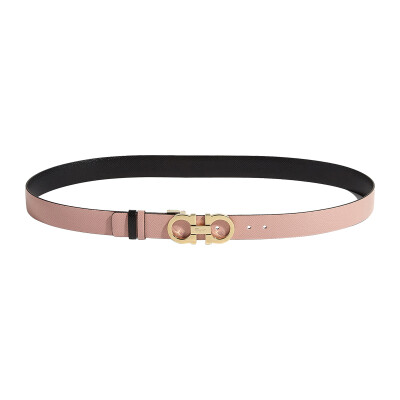 

Salvatore Ferragamo Deep pink cow leather belt 0698660_C _ 75