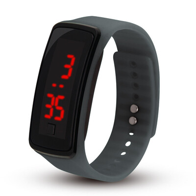 

Silicone LED Digital Watches Bracelet Wristwatch For Kids Clock Womens Digital Wrist Watch Sport Student