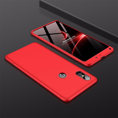 

Goowiiz Phone Case For Xiaomi Mi Mix 2Max 2Mix 2S Fashion Color collision 360 Degree Coverage PC Full Protection