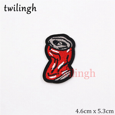 

twilingh Patches Musical Rock&Roll Iron On Embroidered Clothes Patches For Clothing