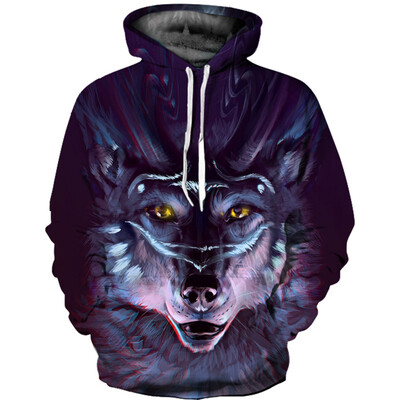

Mens Hoodie 3D Printed Women Pullover Sweater