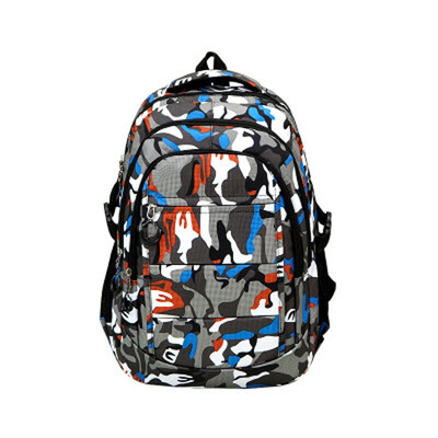 

Mens&Womens Universal Backpack 2017 Middle School Student Schoolbag Waterproof Large-capacity Burden-reducing Backpack