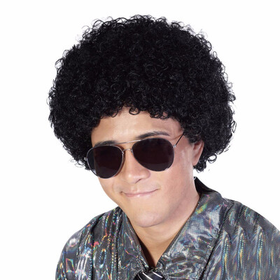 

10" Short Curly Clown Wig Explosive Head Party Synthetic Fake Hair Purple Orange Performance Props Cosplay Wig Heat Resistant