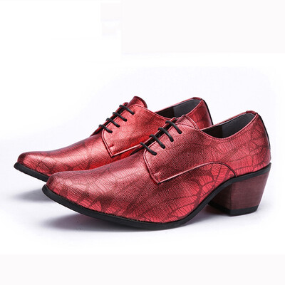

DJSUNNYMIX 2018 Man Formal Dress Shoes Spring Autumn Wedding Men Footwear Comfortable Fashion Loafers Slip-On Business Footwear