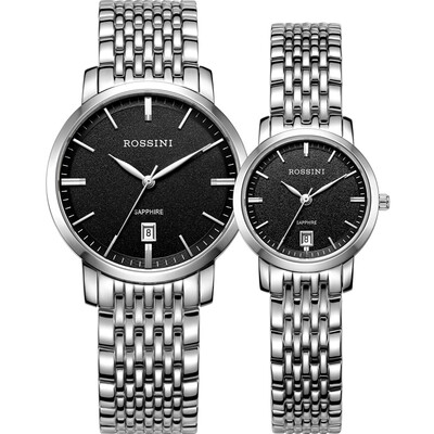 

Rossini (ROSSINI) watch Ya Zun business series between the gold plate with white plate imported movement quartz couple table JD8461T01A / 8462T01A