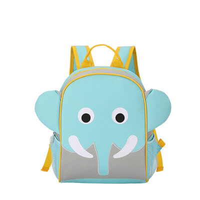 

AiWAS school bag kindergarten childrens backpack men&women casual elephant small bag OCB4633 angel blue
