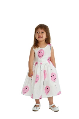 

DAWILS Girls Sleeveless Dress RedPinkGreen Balloon Party Princess Casual Summer Dresses