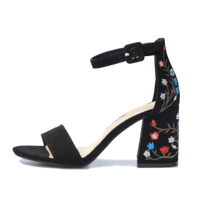 

High heels embroidered gladiator women sandals summer shoes woman