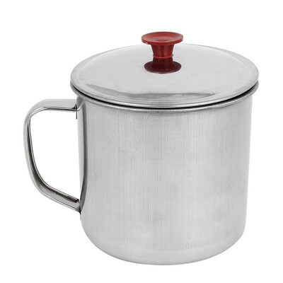 

UpperX Stainless Steel Lid 4 inch Dia Capacity Water Cup Drink Mug