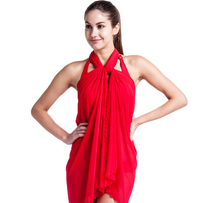 

Aina Arena Bikini Swimsuits Small Chests Thicker Chests Sexy Three-piece Yarn Swimwear ISS9605W RED RED