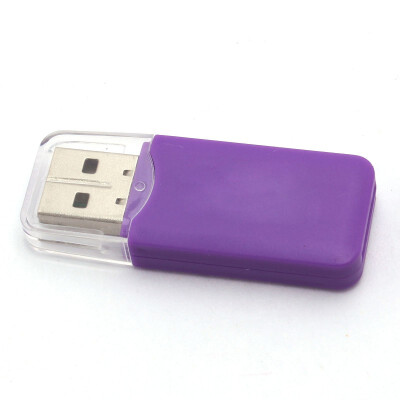 

New Purple USB 2.0 Micro TF Memory Card Reader Adapter