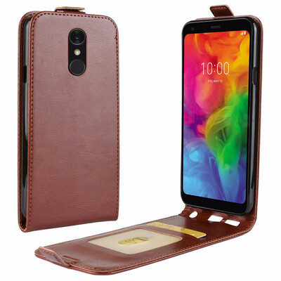 

for LG Q7 Flip Leather Case for LG Q7 plus Q7 Q7 alpha Q7a LM-Q610YB Q610M Q610EA 32GB 64GB Retro Wallet Leather Cover Cases