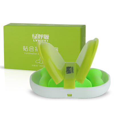 

Green breathing earplugs sleep soundproofing men&women with soundproof earplugs work learning to sleep anti-snoring silent earplugs Z-1671 4 pcs