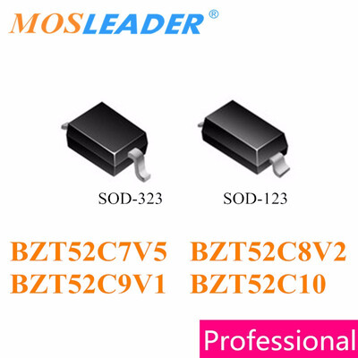 

Mosleader 3000PCS SOD323 SOD123 7V5 8V2 9V1 10V 75V 82V 91V 10V BZT52C7V5 BZT52C8V2 BZT52C9V1 BZT52C10 BZT52C10V 0805 1206 Diod