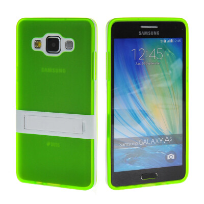 

MOONCASE Soft Flexible Silicone Gel TPU Skin Stand Shell Back Case Cover for Samsung Galaxy A5 Green