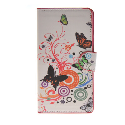 

MOONCASE Butterfly style Leather Side Flip Wallet Card Slot Stand Pouch ЧЕХОЛ ДЛЯ Samsung Galaxy A7