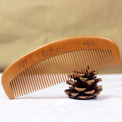 

Jingdong supermarket] beauty Square natural peach comb hair care comb anti-static WT0618