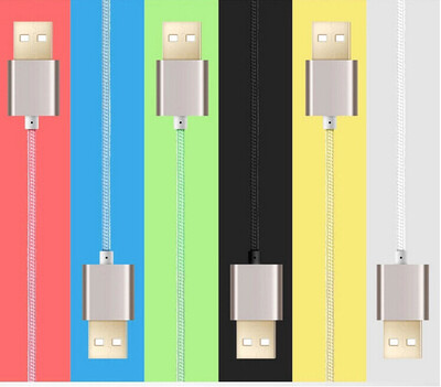

2 в 1 USB-кабель на молнии высокая скорость для iPhone Samsung Huawei Android зарядный USB-кабель "молния"