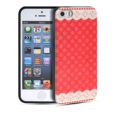 

MOONCASE Watercolor Art Soft Flexible Silicone Gel TPU Skin Shell Back Case Cover for Apple iPhone 5 / 5S