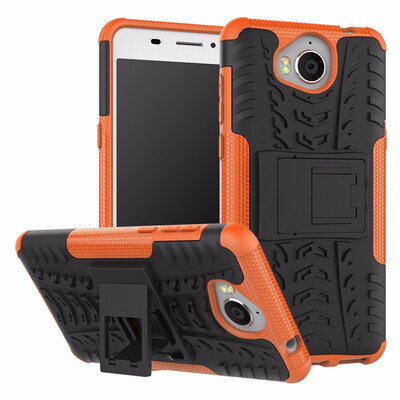 

Goowiiz Phone Case For Huawei Y5 2017Y6 IIHonor 5A Armor Tire Texture Rugged Protection PCTPU Full Protection