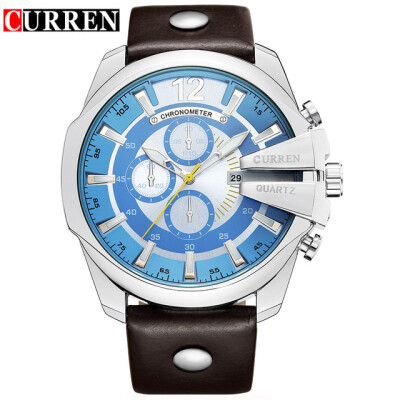 

Mens Watch CURREN 2016 Mens Watches Top Brand Luxury Mens Watch Quartz Watches Gold Mens Watch Mens Watch 8176