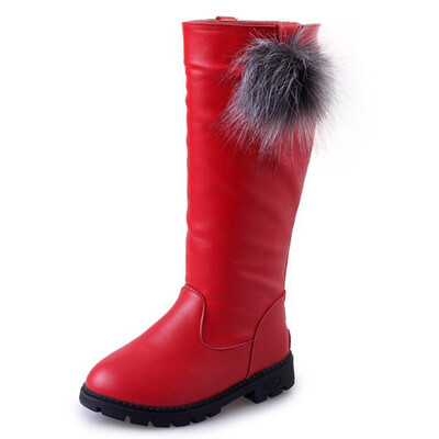 

Winter Kids Boots Girls Boots Children High Bow Tie Shoes Girls Pincess Dress Boots Big Kids Shoes 2019