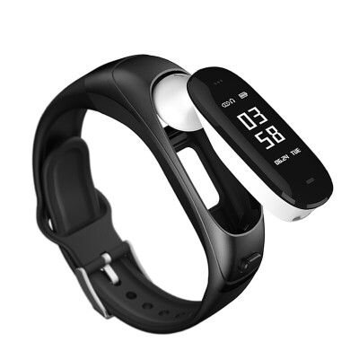 

Bozhi wheel BOZLUN smart watch sports bracelet heart rate blood pressure sleep monitoring call Bluetooth electronic bracelet fashion black