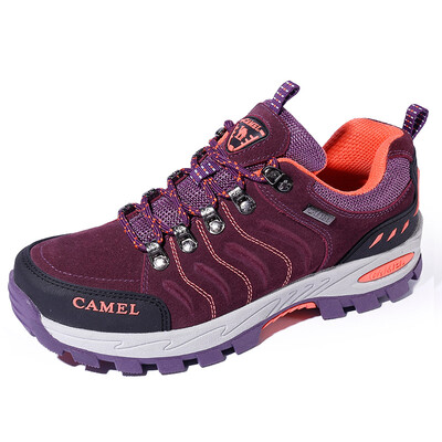 

Camel outdoor CAMEL outdoor hiking shoes couple non-slip shock absorber shoes wear low walking shoes A833036133 purple black cold orange 38
