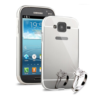 

MOONCASE Metal Frame Edge Mirror Back 2 in 1 Thin Case Cover for Samsung Galaxy Grand I9080