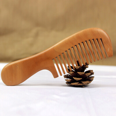 

Jingdong supermarket beauty Square natural peach comb hair care comb anti-static WT0903